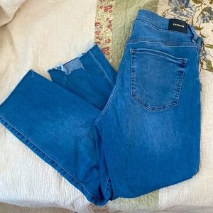 Express high waisted jeans